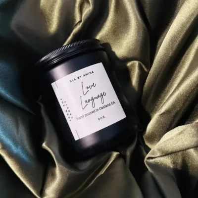 8oz Hand Poured Soy Candle: Love Language