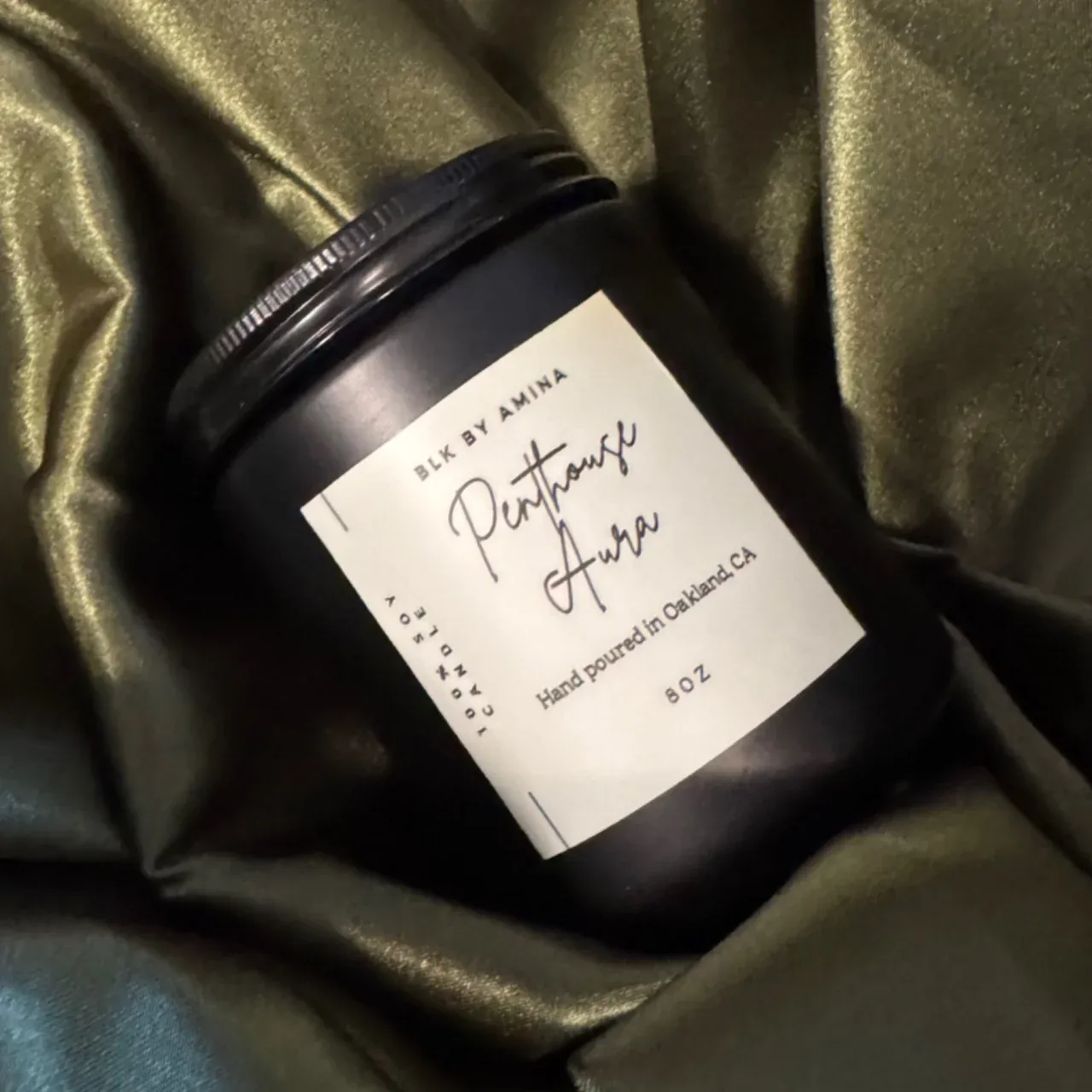 8oz Hand Poured Soy Candle: Penthouse Aura 8oz Hand Poured Soy Candle: Penthouse Aura