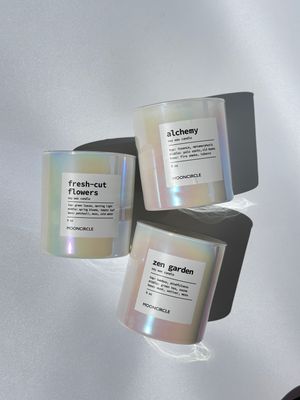 Handpoured Soy Wax Candle Jar by Moon Circle Studio