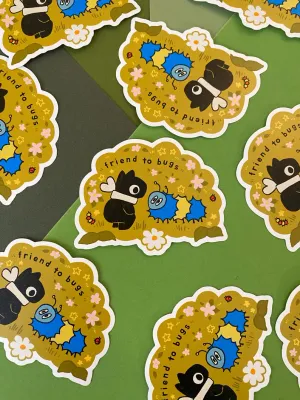 Friend to Bugs Buddy Sticker