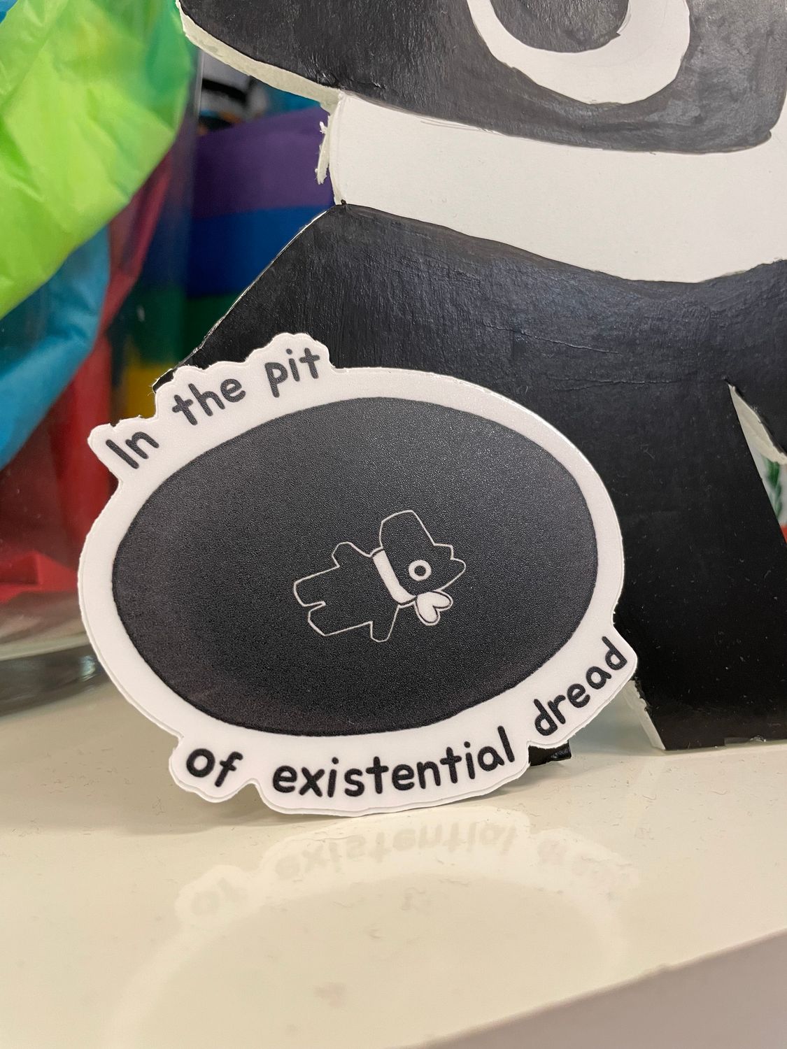 In the Pit of Dread Buddy Sticker In the Pit of Dread Buddy Sticker