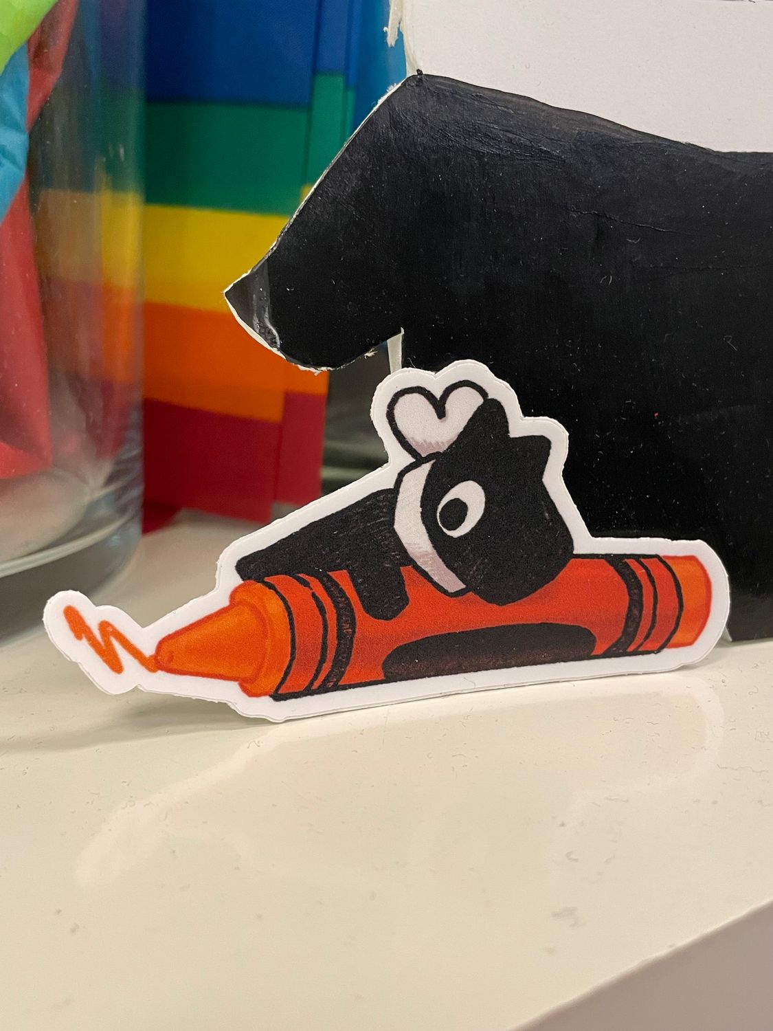 Big Crayon Buddy Sticker Big Crayon Buddy Sticker