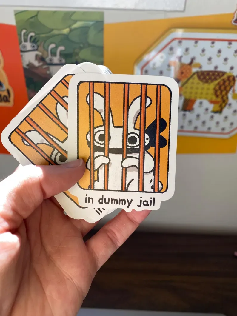 In Dummy Jail Buddy Sticker