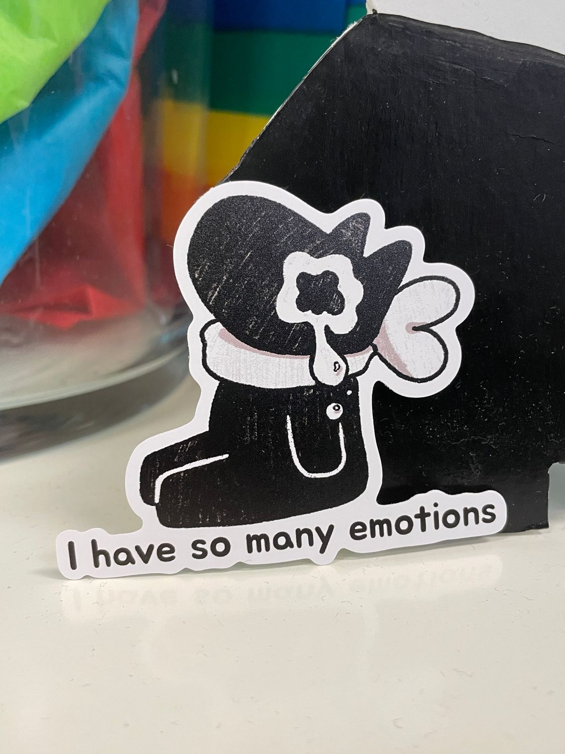 I Have So Many Emotions Buddy Sticker I Have So Many Emotions Buddy Sticker