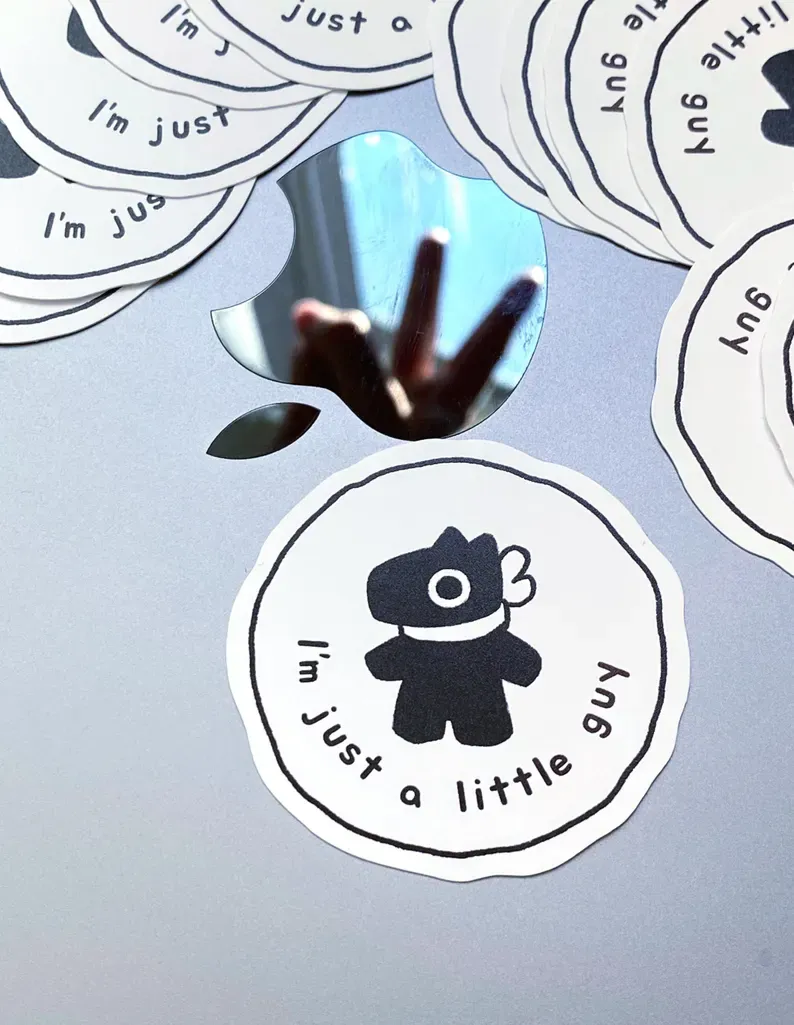 Just a Little Guy Buddy Sticker