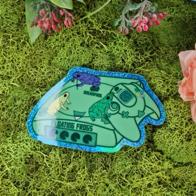 Dream Frog Huge Glitter Sticker Dream Frog Huge Glitter Sticker