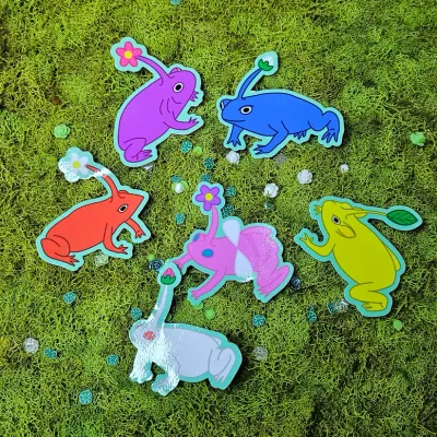 Pik Pik Frogs Vinyl Sticker