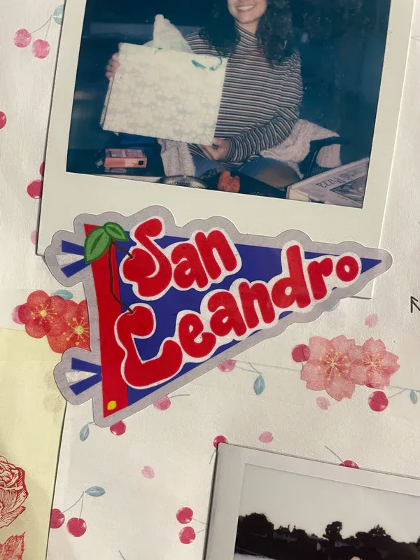 San Leandro Banner Sticker