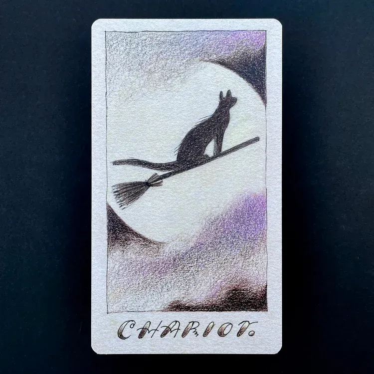 Chariot Tarot Print Chariot Tarot Print