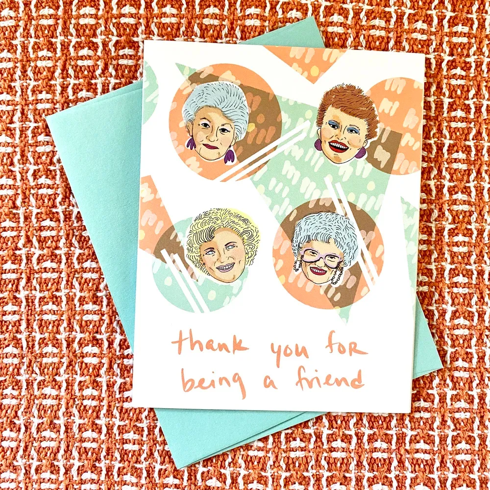 Thank you for Being a Friend Card (Thank You)