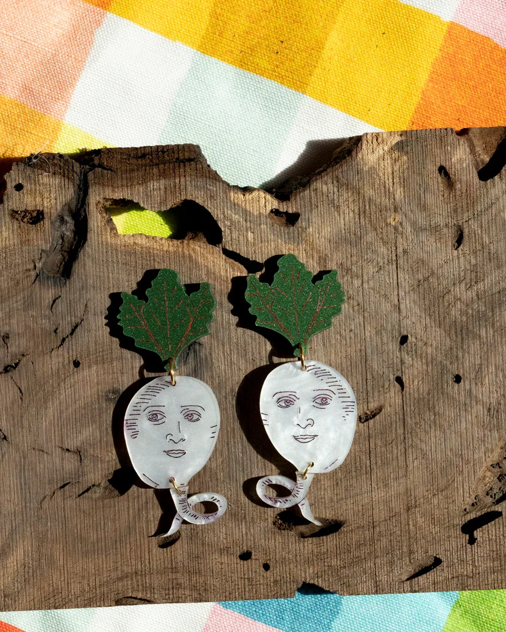 Turnip Earrings, Small