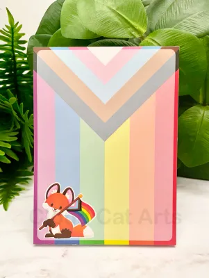Happy Pride Fox - Note Pad