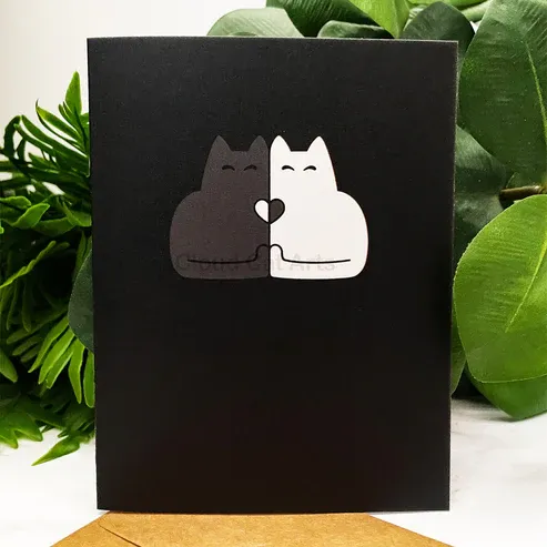 Cuddle Cats - Love Card