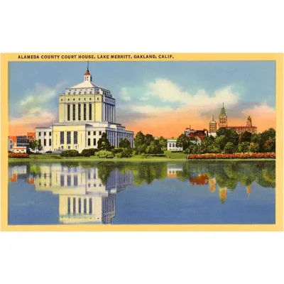 Alameda Courthouse Postcard (by Found Press Image)