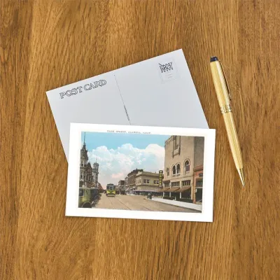 Park Street, Alameda Postcard (by Found Press Image)