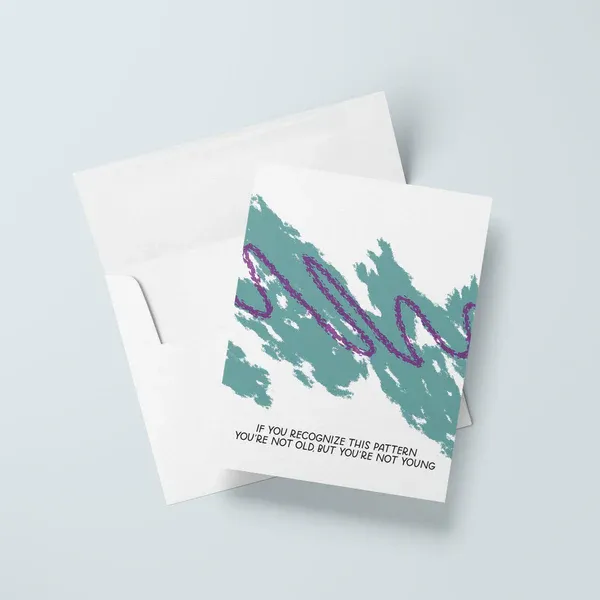 Nineties Pattern Card