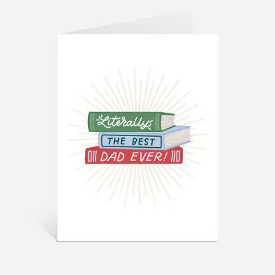 Literally Best Dad Card