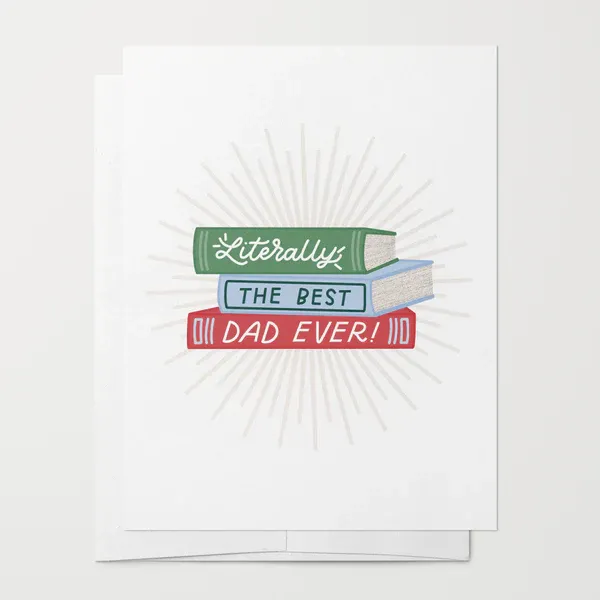 Literally Best Dad Card