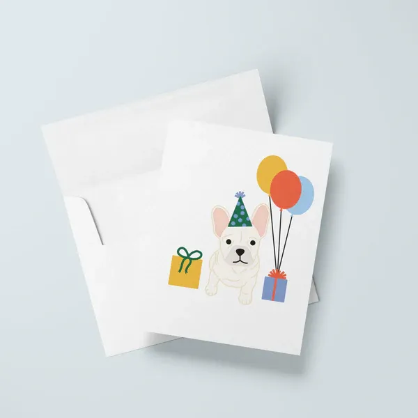 French Bulldog Birthday Card French Bulldog Birthday Card