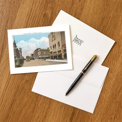 Park Street, Alameda Greeting Card (by Found Press Image)