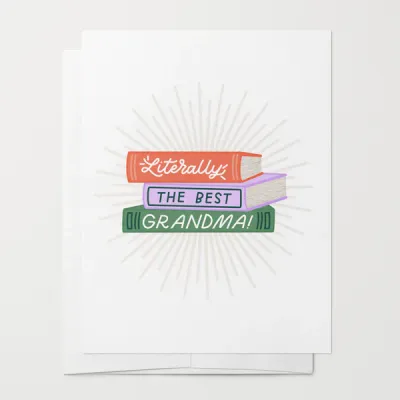 Literally Best Grandma Card