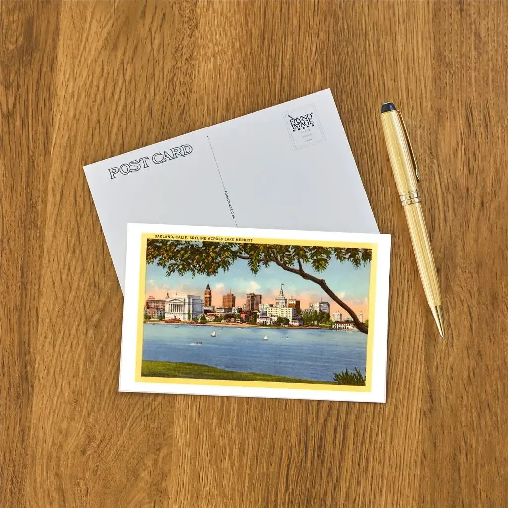 Oakland Skyline Post Card (by Found Press Image) Oakland Skyline Post Card (by Found Press Image)