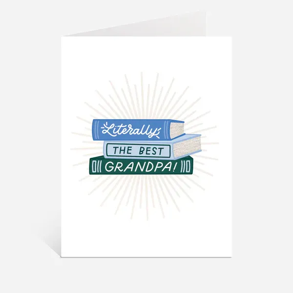 Literally Best Grandpa Card