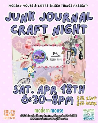 04/18 Junk Journal Craft Night RSVP 04/18 Junk Journal Craft Night RSVP