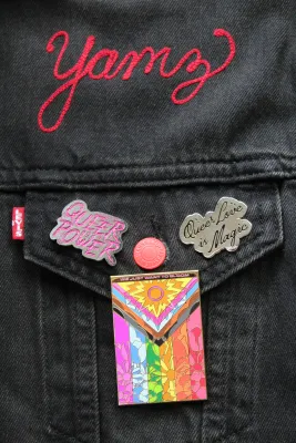 Queer Power Enamel Pin