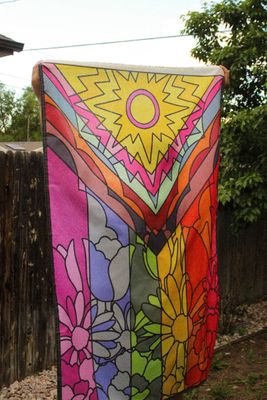 We Just Want To Bloom Pride Flag