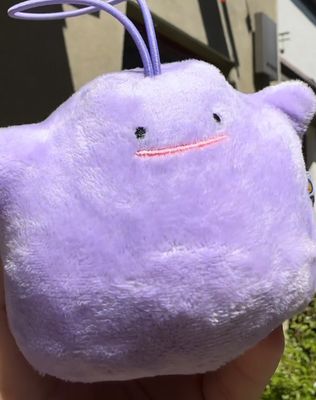 Pokemon Ditto Squishy Plush Keychain 9cm Pokemon Ditto Squishy Plush Keychain 9cm