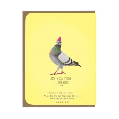 Possum Party Birthday Card (by Amy Rose Moore Illus.)