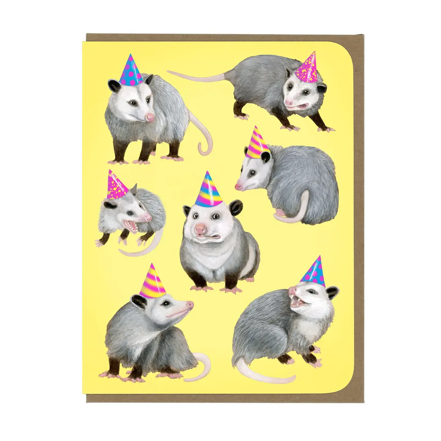 Possum Party Birthday Card (by Amy Rose Moore Illus.) Possum Party Birthday Card (by Amy Rose Moore Illus.)
