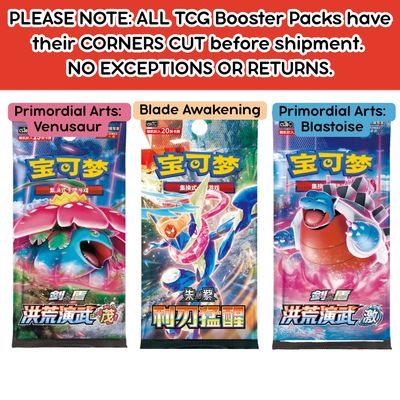 PRE-ORDER Pokemon TCG Chinese JUMBO Booster Pack