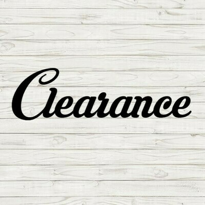 CLEARANCE, RETAIL SIGNAGE COLLECTION