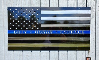 BACK THE BLUE, DUTY * HONOR * COURAGE
