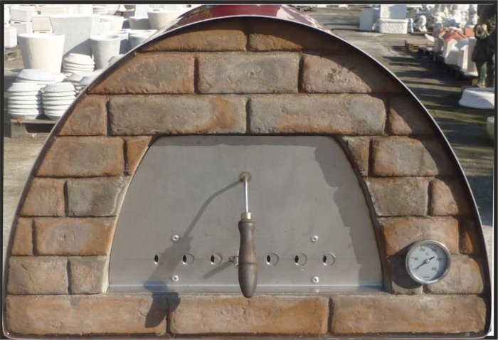 mobiler Holzbackofen Maximus schwarz