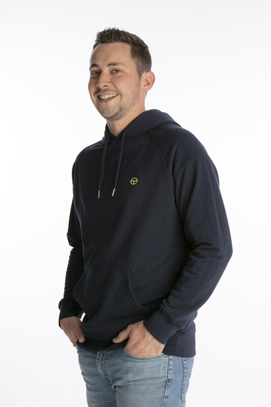 Steering wheel french navy hoodie