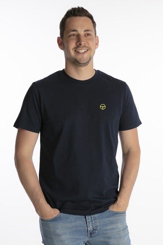 Steering wheel french navy T-shirt