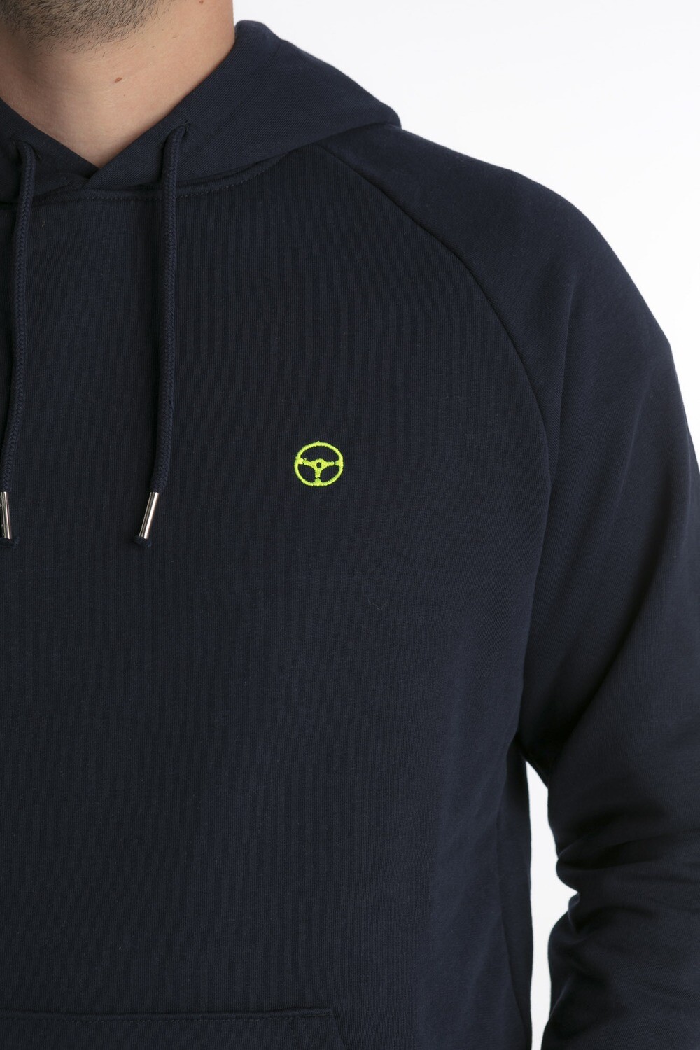 Steering wheel french navy hoodie