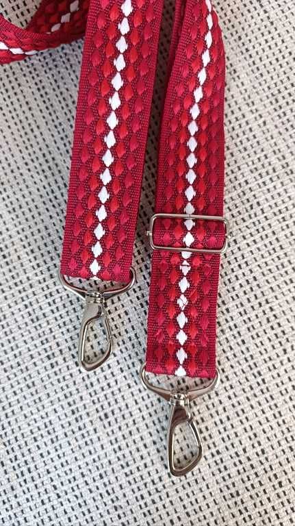 Sangle  Plumetis Rouge