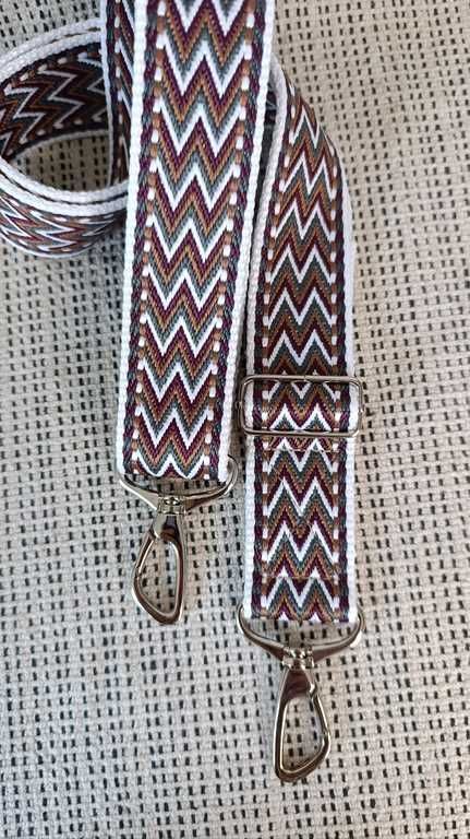 Sangle  Chevrons Bordeaux