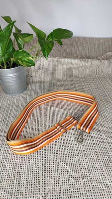Sangle  Fines Rayures Orange