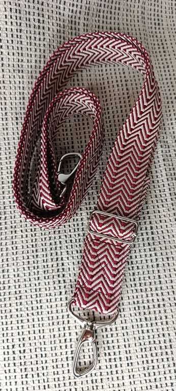 Sangle   Double Chevrons Bordeaux