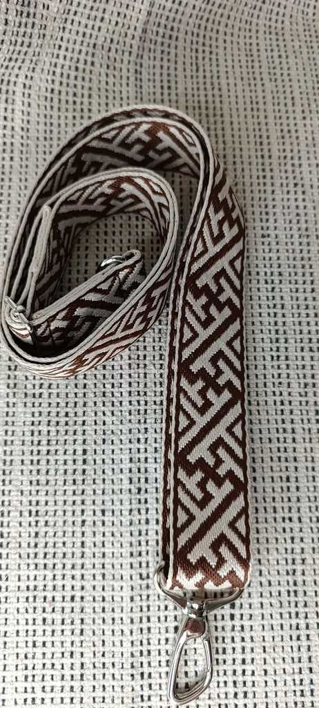 Sangle Graphique Marron Sangle Graphique Marron