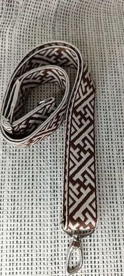 Sangle Graphique Marron
