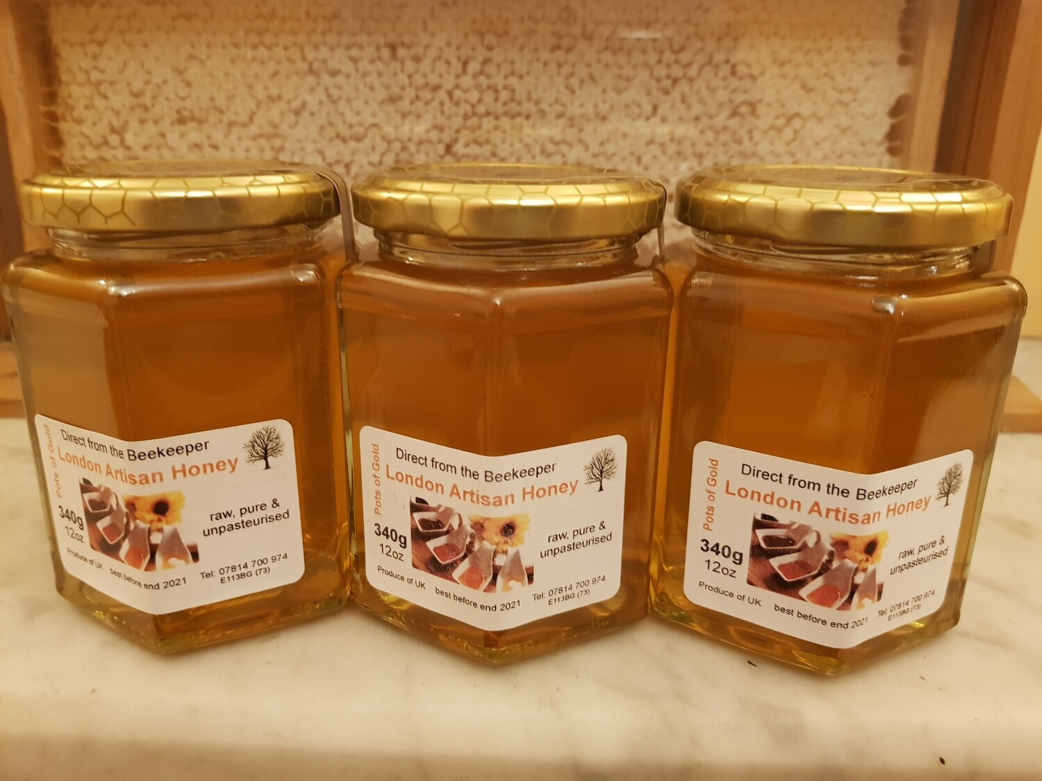 Raw Local Honey - 8oz Liquid