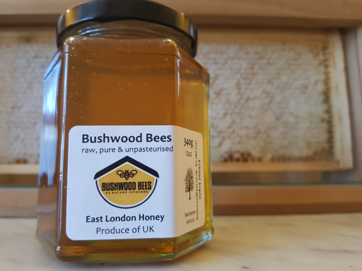 Raw Local Honey 12oz liquid
