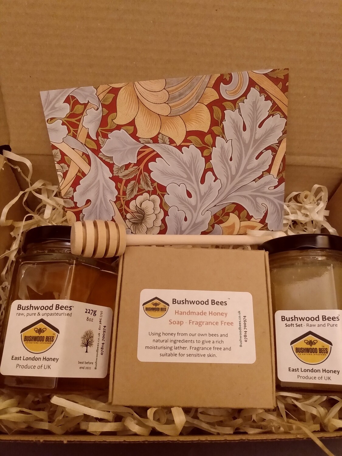 Honey and Fragrance-Free Soap Gift Box