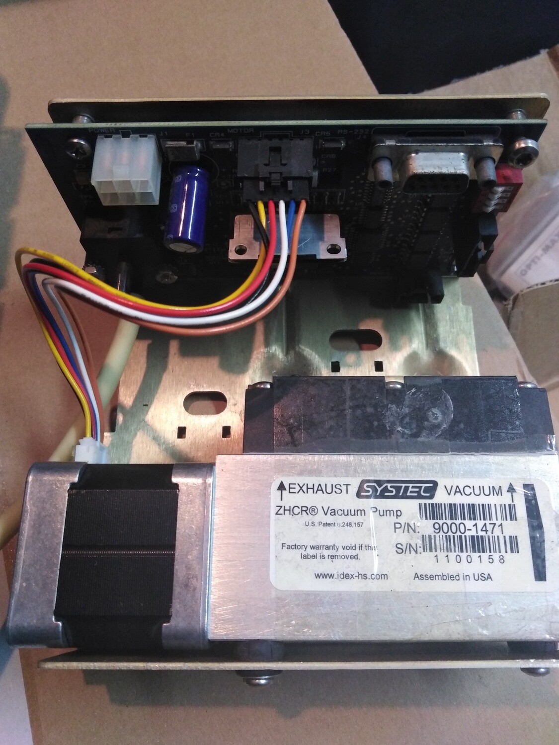 New WATERS DEGASSER PUMP W/ Degasser PCB